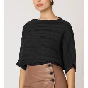 NEW CLEOBELLA caro knit sweater in black